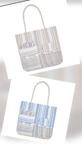 Set 2 Bolsas Playa Neceser Pareo para Laia