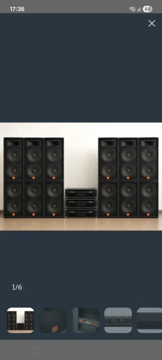 Equipo 12 CAJAS JBL Modular 6000W RMS+ETAPAS+CABLE