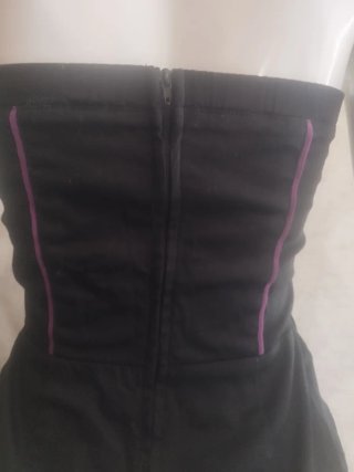 Vestido mini tipo corsé (medidas en descripción)