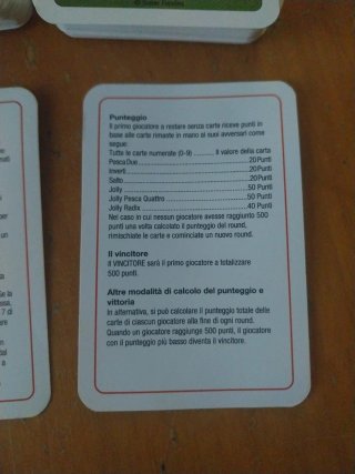 UNO Pocket Super Foodies Carte