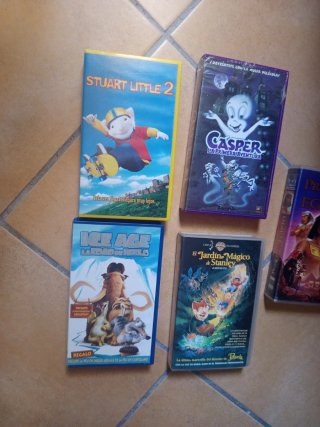 Lote 5 Películas VHS Cine Infantil