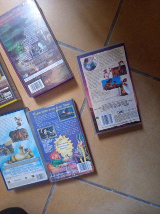 Lote 5 Películas VHS Cine Infantil