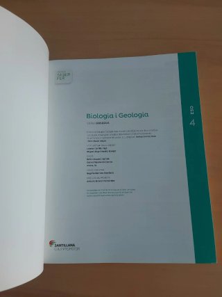 Biologia i geologia, 4 ESO