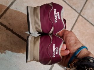 Scarpe New Balance 574 Bordeaux Tg 37