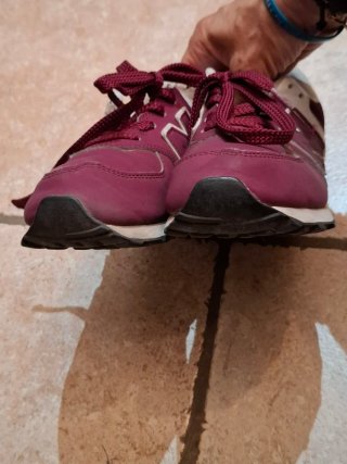Scarpe New Balance 574 Bordeaux Tg 37
