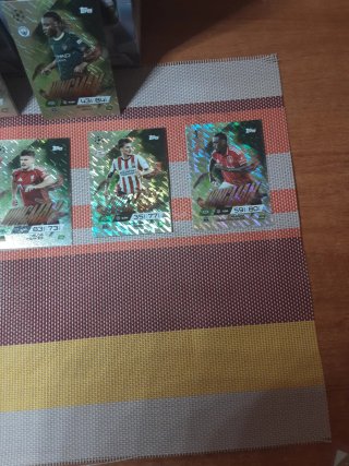 Lote Cartas Topps match attack extra 26