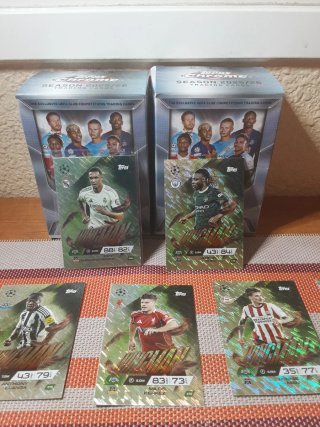 Lote Cartas Topps match attack extra 26