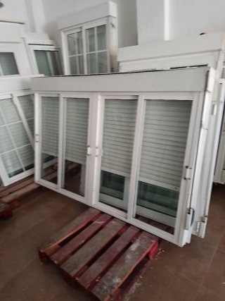 Ventana corredera aluminio cristal normal