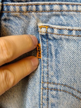 Jeans Levi's Vintage A.N.G.E.L.O. Rivisitati