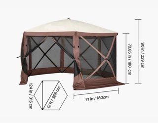 Tienda Refugio Hexagonal con Mosquitera
