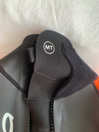 Traje neopreno Orca naranja y negro