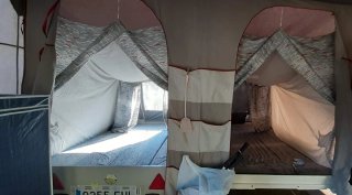 Remolque tienda Sango Brisa totalmente equipado