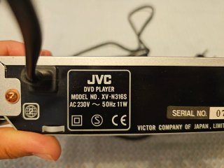 Reproductor DVD JVC XV-N316S