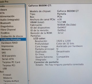 Apple MacBook Pro 4,1 2008