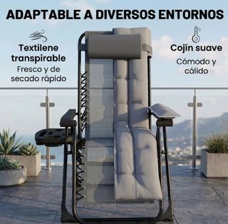 Tumbona Gravedad Cero Plegable