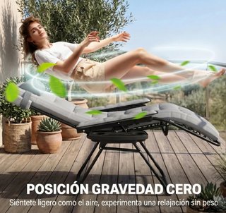 Tumbona Gravedad Cero Plegable