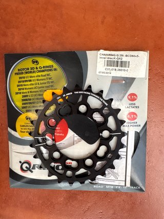 Plato Rotor Q 25t BCD60x5 Negro