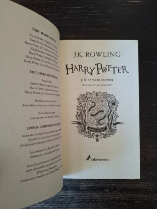 Harry Potter y la cámara secreta (20 Aniv. Huff...