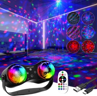 Luz de Fiesta Estroboscópica Proyector