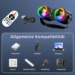 Luz de Fiesta Estroboscópica Proyector