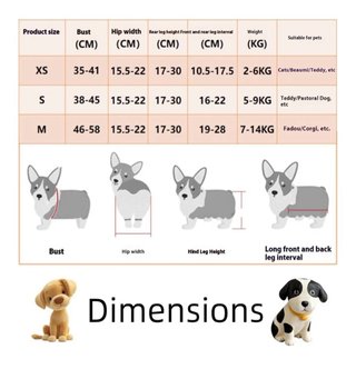 Sedia a rotelle per cani nuova