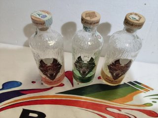 3 Bottiglie Vuote Gin Lone Wolf