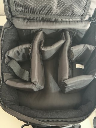 Mochila Hama Negra y Gris Pequeña