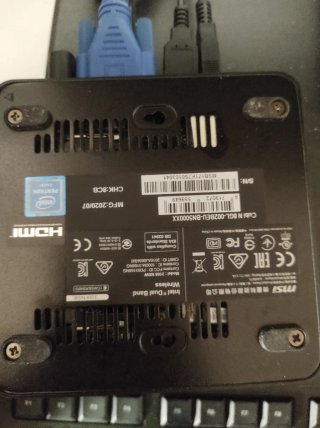 Mini PC MSI Cubi N + Teclado y Ratón Cherry