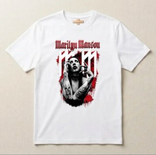 Camiseta Marilyn Manson Negra
