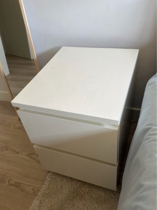 Cajonera Ikea Blanca Mesita Noche