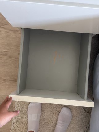 Cajonera Ikea Blanca Mesita Noche