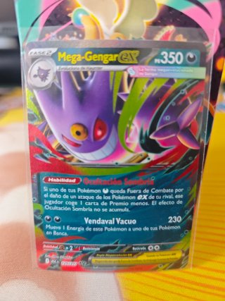 Carta Pokémon Mega-Gengar EX 125/217