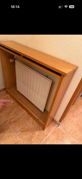 Cubreradiador - hueco radiador 72cm Recogida madr