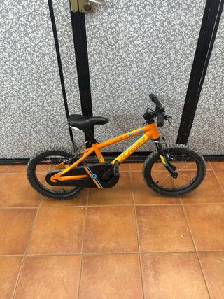 Bicicleta Infantil Naranja 18 Pulgadas