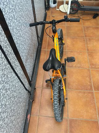Bicicleta Infantil Naranja 18 Pulgadas
