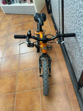 Bicicleta Infantil Naranja 18 Pulgadas