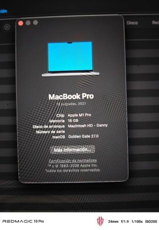 MacBook Pro M1 Pro"16 512gb