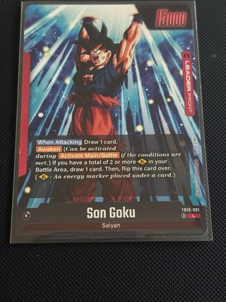 Carta TCG Son Goku Líder Awaken FB10-001 🇬🇧