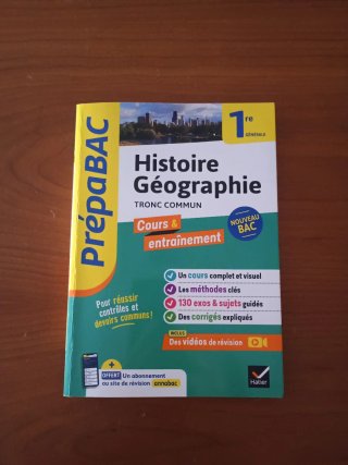 Histoire-Géographie 1re générale