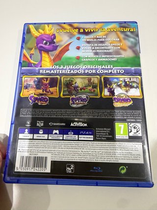 PS4 Juegos: Spyro, CTR, Minecraft