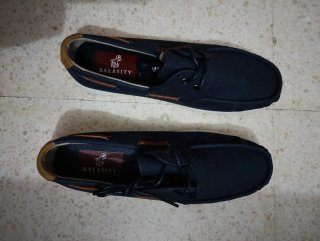 Zapatos náuticos hombre azul