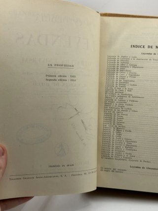 Antología de leyendas 2 tomos