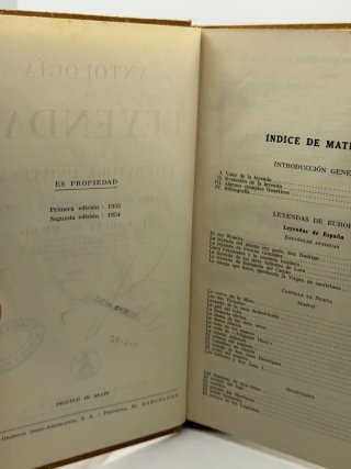 Antología de leyendas 2 tomos