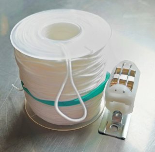 Cordón para estores y persinaas venecianas blanco