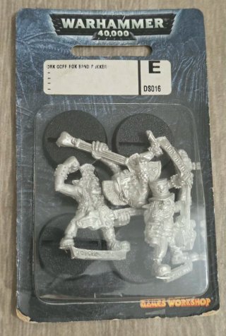 Orkos Goffik Rock Band. Warhammer 40k Descatalogad