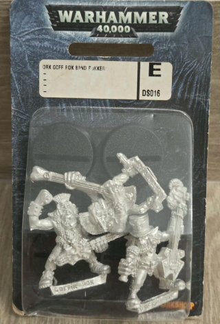 Orkos Goffik Rock Band. Warhammer 40k Descatalogad