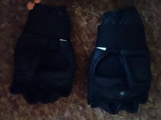 Guantes Domyos Negro Deporte Contacto y bhuda azul