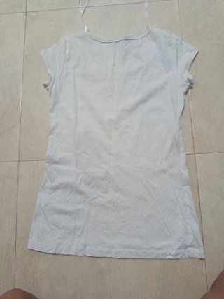 Blusa veraniega flores azules