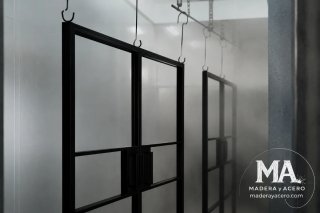 Puerta de acero loft