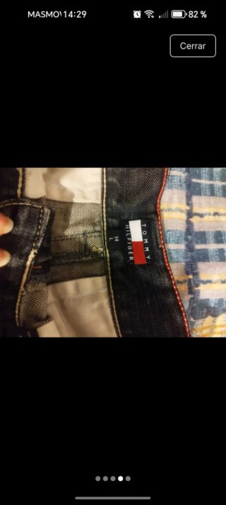 Falda vaquera corta Tommy Hilfiger vintage talla L